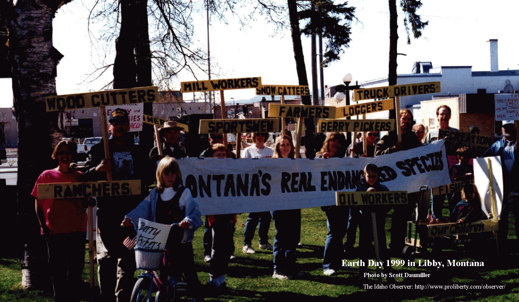 Earth Day 1999 in Libby, Montana