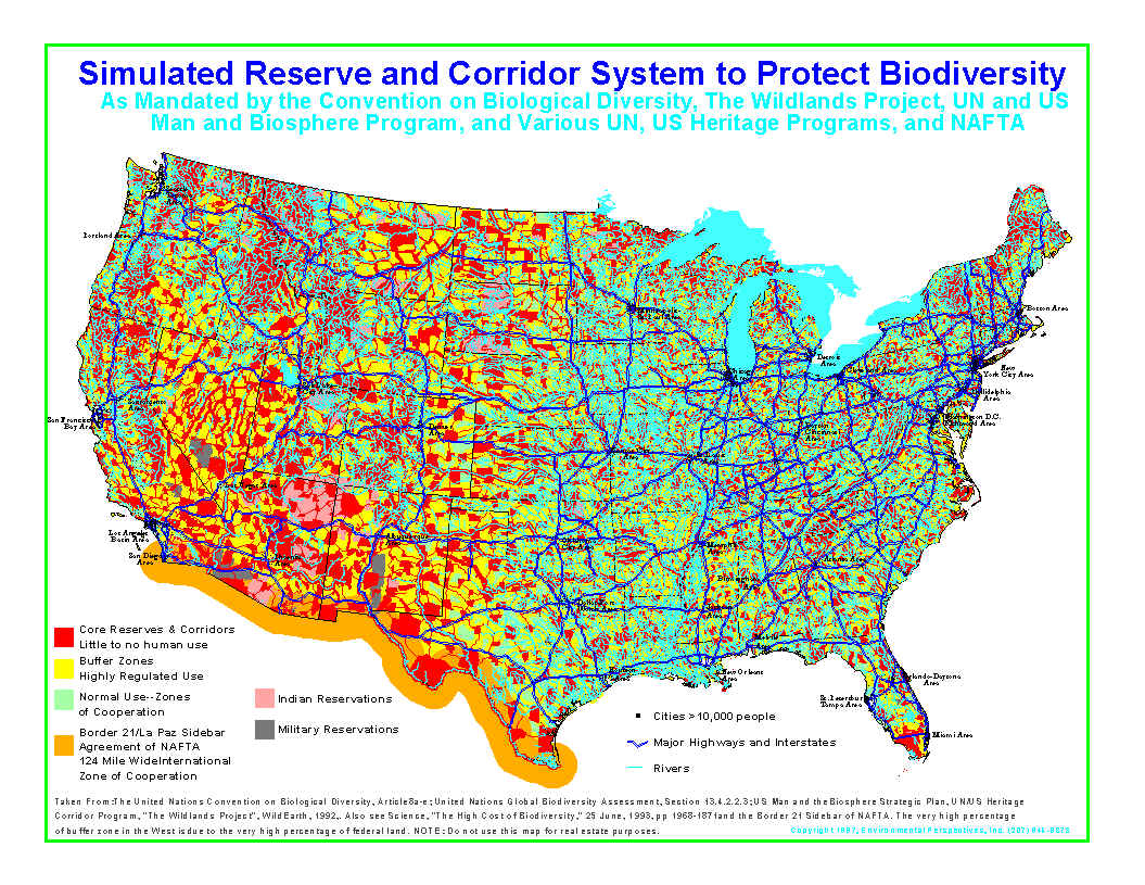 Explanation of the Biodiversity Treaty and the Wildlands Project